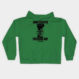 Juneteenth Break Every Chain Freedom Day Kids Hoodie